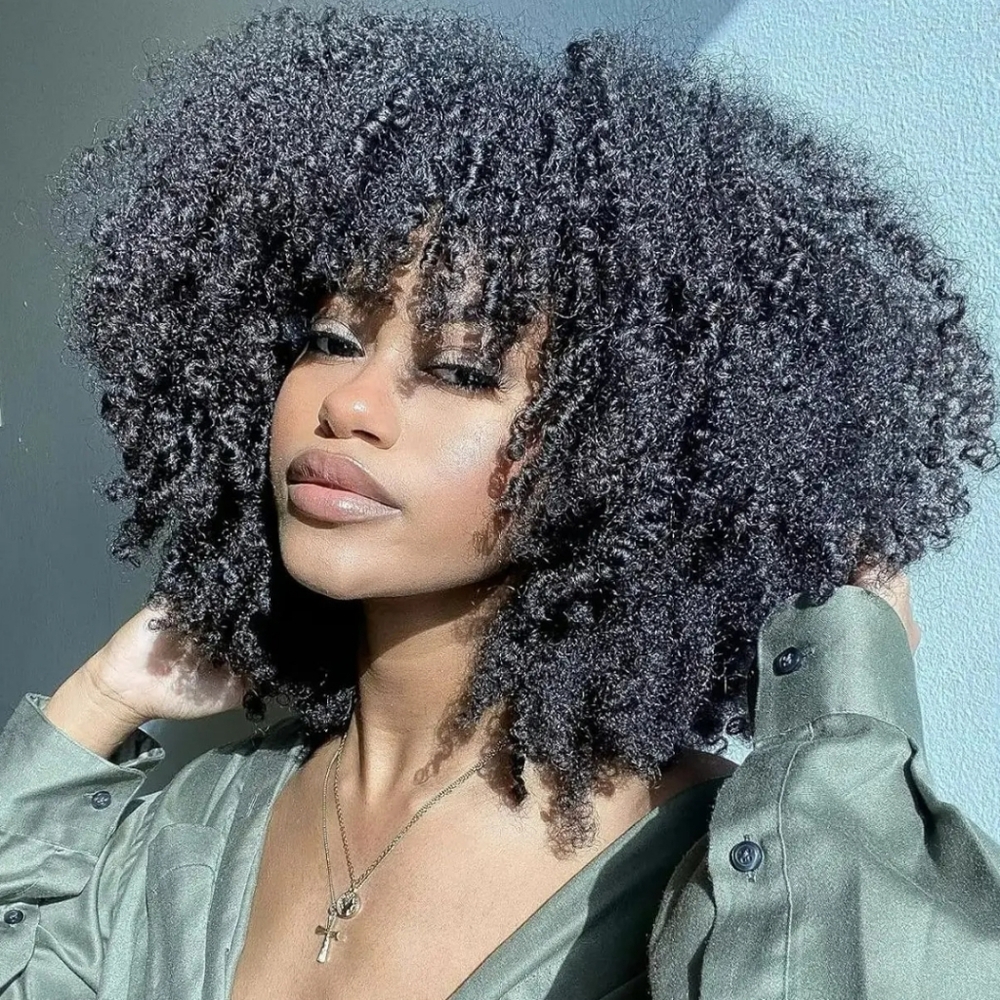 Big and Full Afro Kinky Curly Wig - Picture 6 of 8